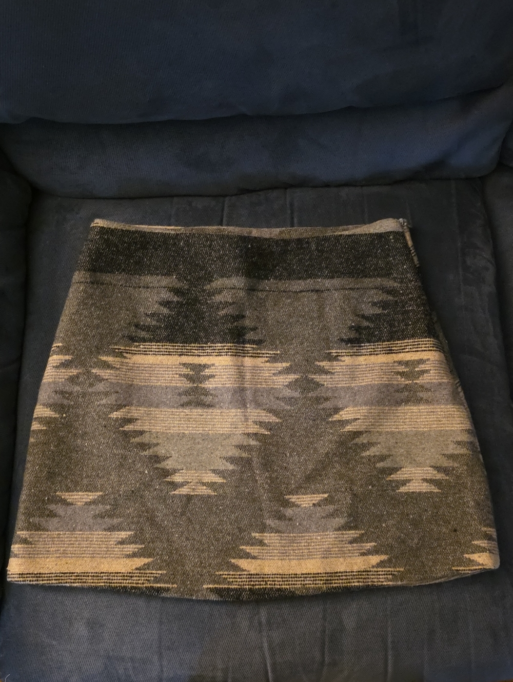 Aztec Pattern Mini Skirt